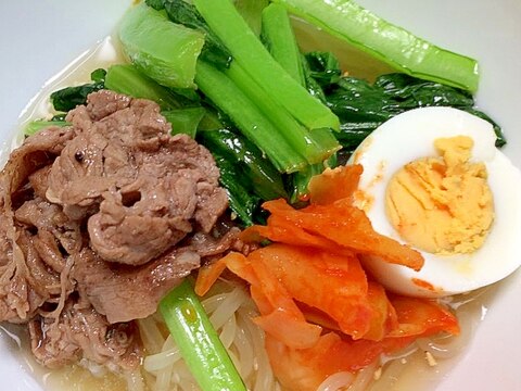 牛肉で！冷麺